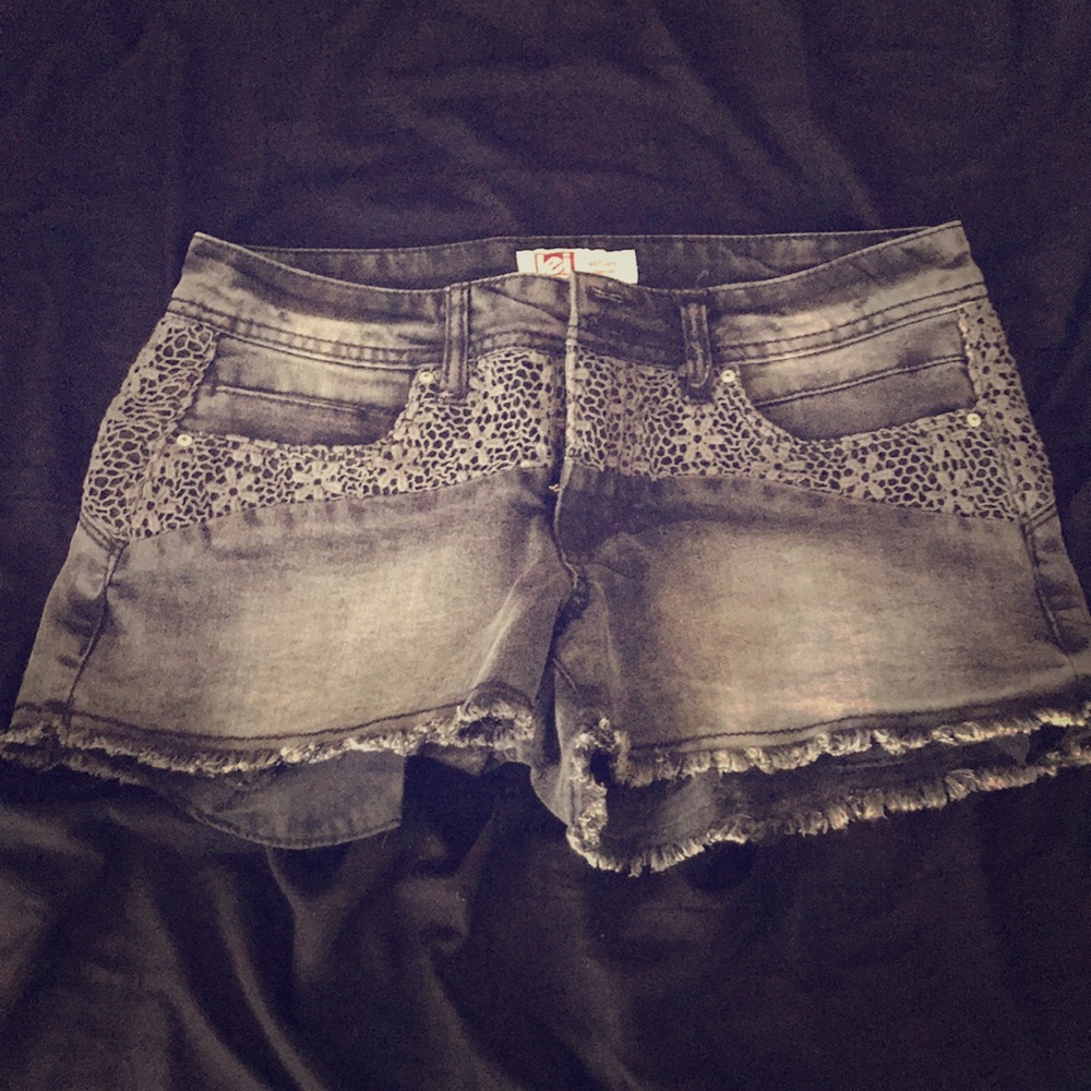 Faded black Shorts